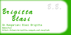 brigitta blasi business card